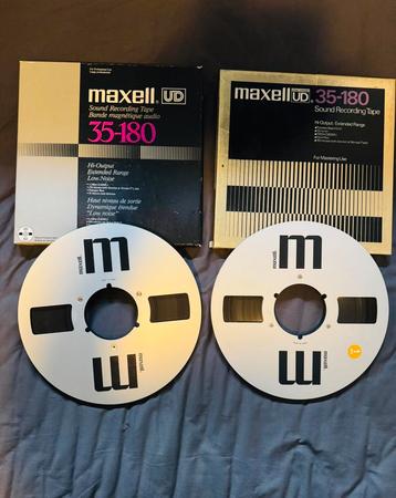 Reel to reel banden TDK + MAXELL beschikbaar voor biedingen