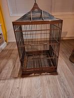 Vintage vogelkooi brocant etalage buiten kerst decoratie, Ophalen, Gebruikt