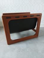 Prachtige, vintage retro lectuurmand. Scandinavisch design, Ophalen of Verzenden, Huis en Inrichting