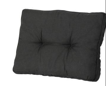 Zo goed als nieuw: 6 tuinkussens  60x 40 (grijs/zwart ) beschikbaar voor biedingen