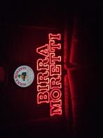 Birra Moretti Neon Verlichting, Huis en Inrichting, Lampen | Hanglampen, Overige materialen, Gebruikt, Ophalen of Verzenden, Minder dan 50 cm