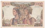 Frankrijk 5000 Francs 1949, Verzenden, Frankrijk, Los biljet