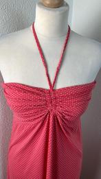 King Louie maat L koraalroze stipjes jurk zomer 1182, Kleding | Dames, Maat 42/44 (L), Ophalen of Verzenden, Zo goed als nieuw