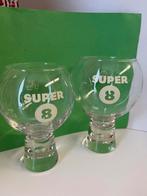 Super 8 bierglazen set van 2 glazen, Ophalen of Verzenden, Nieuw, Glas of Glazen, Overige merken
