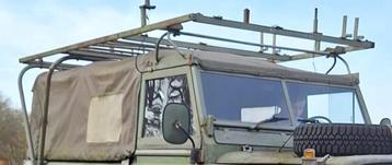 land rover series 109 lijnwagen rek en huif  beschikbaar voor biedingen