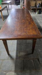 3 meter lange boerentafel met 3 laden mooi geleefd blad, Gebruikt, 200 cm of meer, Rechthoekig, 50 tot 100 cm