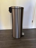 Brabantia pedaalemmer, chroom, 20 liter, Ophalen, 50 tot 75 cm, Zo goed als nieuw, Rvs