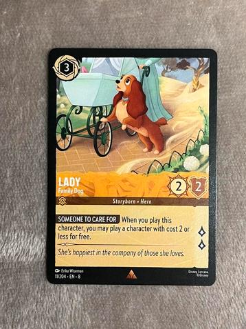 Lorcana chapter 8 - 11/204 Lady - Family Dog beschikbaar voor biedingen