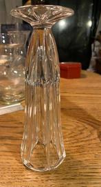 Sklo Vaasje , h 17 cm , diam 7 cm. vintage perfect, Ophalen of Verzenden