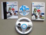Mario Kart + origineel stuurtje wit voor de Nintendo Wii, Spelcomputers en Games, Games | Nintendo Wii, Racen en Vliegen, Ophalen of Verzenden