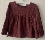 zara blouse maat 86, Kinderen en Baby's, Babykleding | Maat 86, Meisje, Ophalen of Verzenden, Zo goed als nieuw, Zara