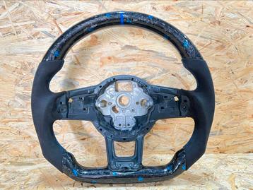 Golf 7 7.5 Polo CARBON FORGED BLAUW stuurwiel Alcantara beschikbaar voor biedingen