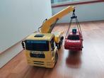 Speelgoed takelwagen met auto, Ophalen, Gebruikt