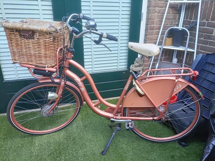 Sparta Lola Jo Electric, Fietsen en Brommers, Fietsen | Dames | Omafietsen, Gebruikt, 50 tot 53 cm, Handrem, Versnellingen, Ophalen
