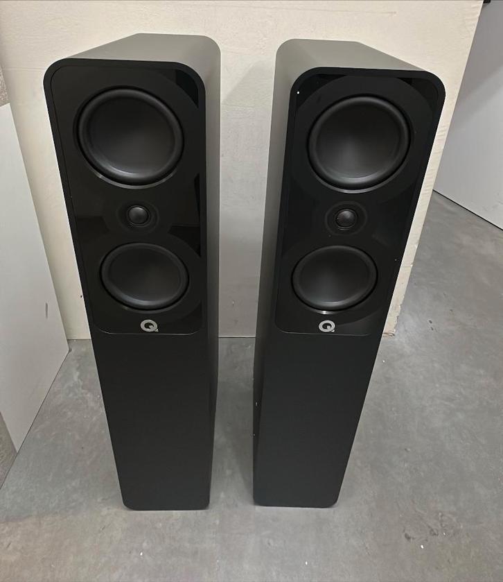 Q Acoustics 5040 demo, Audio, Tv en Foto, Luidsprekers, Zo goed als nieuw, Front, Rear of Stereo speakers, 120 watt of meer, Overige merken