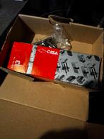 staartcilinder Cisa 02500 vernikkeld voor oplegslot, Doe-het-zelf en Verbouw, Hang- en Sluitwerk, Ophalen of Verzenden