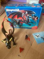 Playmobil Draak met Ridder -  Set 4838 compleet, Ophalen of Verzenden, Zo goed als nieuw, Complete set