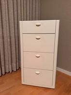 Hülsta commode wit met beuken lades, Ophalen, Degelijk, 50 tot 100 cm, Zo goed als nieuw