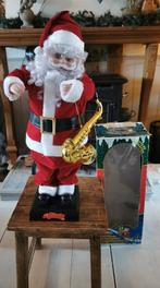 Grote kerstman saxofoon, speelt muziek, Diversen, Ophalen of Verzenden, Gebruikt