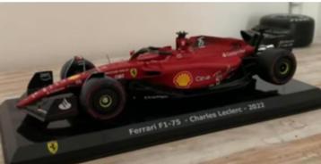 Ferrari F1 75 Charles Leclerc 2022 schaal 1/24 grandes # 1 beschikbaar voor biedingen