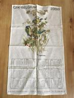 Vintage jaarkalender - doek - keuken - 1988 Marjolein Bastin, Ophalen of Verzenden, Maandkalender, Zo goed als nieuw