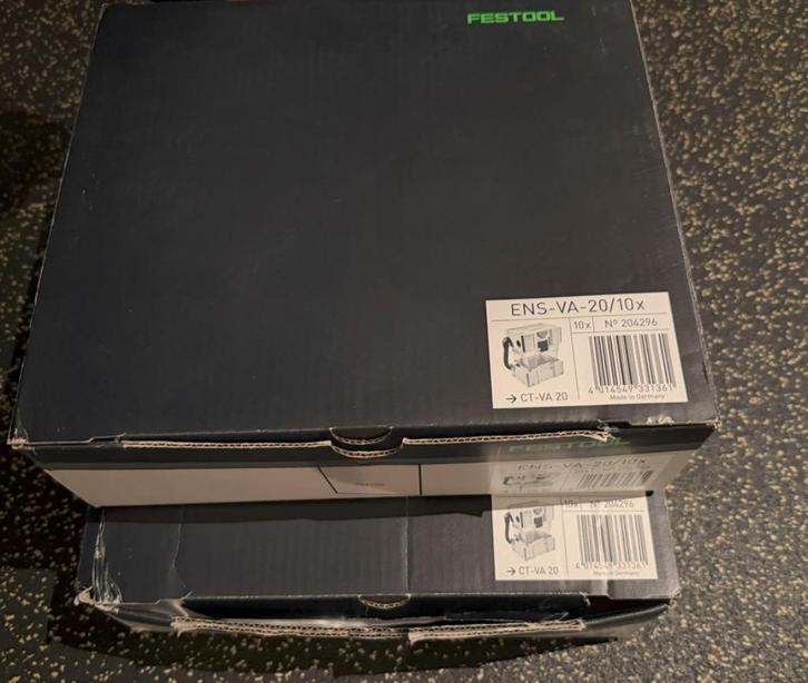 15x Festool Accessoires 204296 ENS-VA-20/10 Afvalzakken, Witgoed en Apparatuur, Stofzuigers, Overige typen, Ophalen of Verzenden