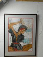 Nico Vrielink Japanse serie handgesigneerd, Antiek en Kunst, Kunst | Litho's en Zeefdrukken, Ophalen of Verzenden