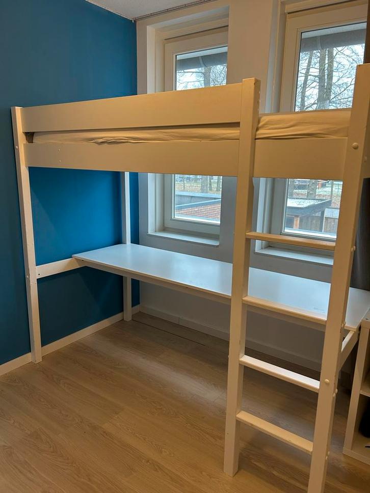 Hoogslaper, Huis en Inrichting, Slaapkamer | Stapelbedden en Hoogslapers, Gebruikt, Hoogslaper, 100 cm, 210 cm, Eenpersoons, Ophalen of Verzenden