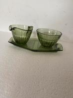 Copier Leerdam persglazen roomstel , jaren 40, Antiek en Kunst, Ophalen of Verzenden