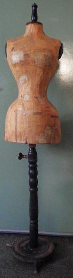 *Antieke paspop met wespentaille* plm 1900, Antiek en Kunst, Curiosa en Brocante, Ophalen
