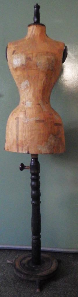 *Antieke paspop met wespentaille* plm 1900, Antiek en Kunst, Curiosa en Brocante, Ophalen