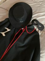 Zorro pak carnaval maat 128 met hoed, Ophalen of Verzenden, Zo goed als nieuw, 122 t/m 128, Jongen of Meisje