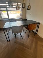 Eettafel visgraat, Huis en Inrichting, Ophalen, Gebruikt, 50 tot 100 cm, 150 tot 200 cm