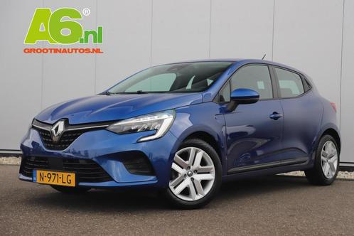 Renault Clio 1.0 TCe Zen Bleu Iron Metallic LED Navigatie Ca, Auto's, Renault, Bedrijf, Te koop, Clio, ABS, Airbags, Airconditioning
