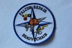 patch f-16  falcon repair beauvechain ab belgium  1979-1996, Verzamelen, Luchtvaart en Vliegtuigspotten, Verzenden, Zo goed als nieuw