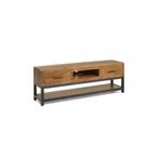 tv-meubel 160 cm smeedijzer Mango voorraad actie prijs, Huis en Inrichting, Kasten | Ladekasten, 1 of 2 laden, 150 tot 200 cm