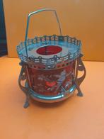 Antieke theewarmhouder - Mary Gregory stijl (circa 1900), Ophalen of Verzenden, Glas