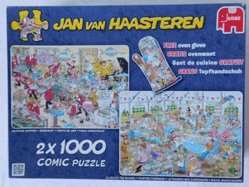 Puzzel Jan van Haasteren - Zeebanket & Taartentoernooi 2x 10