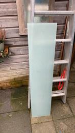 Twee glas platen (melkglas), Doe-het-zelf en Verbouw, Glas en Ramen, Ophalen, Gebruikt, Minder dan 80 cm, Glasplaat