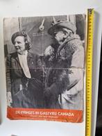 Oude krant: Prinsessen in Canada, 1943, Verzamelen, Ophalen of Verzenden