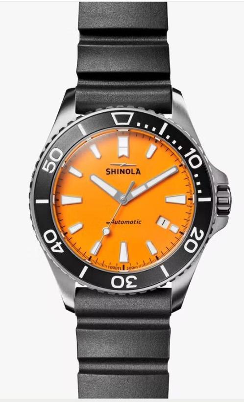 Shinola Huron Monster Lake Automatic, Sieraden, Tassen en Uiterlijk, Sporthorloges, Gebruikt, Android, Zwart, Ophalen of Verzenden