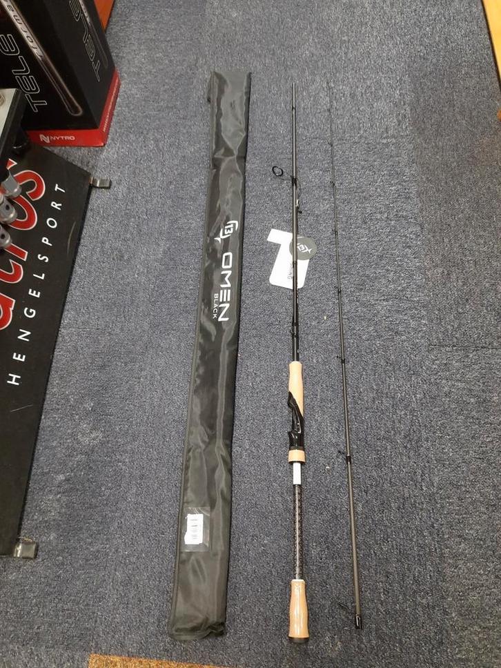 Spinhengel 13fishing Omen Black 2.16m 15-40g nieuw, Watersport en Boten, Hengelsport | Roofvissen, Nieuw, Werphengel, Ophalen of Verzenden