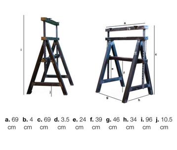 Schragen staal verstelbaar beschikbaar voor biedingen
