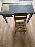 Tafeltje met bijpassende stoel, zo goed als nieuw, Ophalen, Zo goed als nieuw, Tafel(s) en Stoel(en)