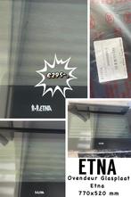 Etna Ovendeur Inclusief Glasplaat en Handgreep, Ophalen, Oven, Nieuw, 45 tot 60 cm