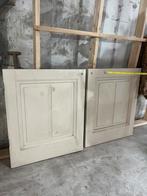 2 x 1/2 paneeldeur hardhout, Ophalen, Binnendeur, 200 tot 215 cm