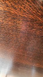 Donker eiken eettafel 160/90, Ophalen, 50 tot 100 cm, Zo goed als nieuw, 150 tot 200 cm