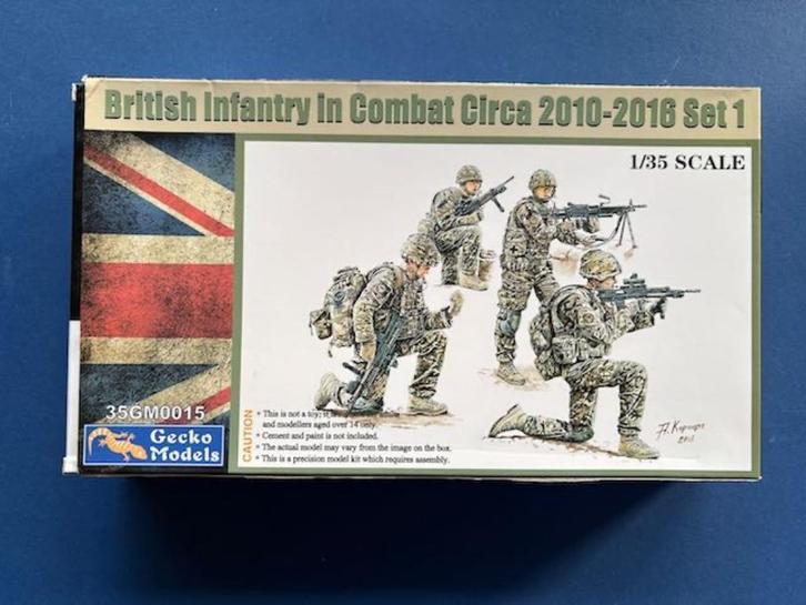 Gecko	35gm0015	British Infantry In Combat 2010-16 1/35, Hobby en Vrije tijd, Modelbouw | Figuren en Diorama's, Nieuw, 1:35 tot 1:50