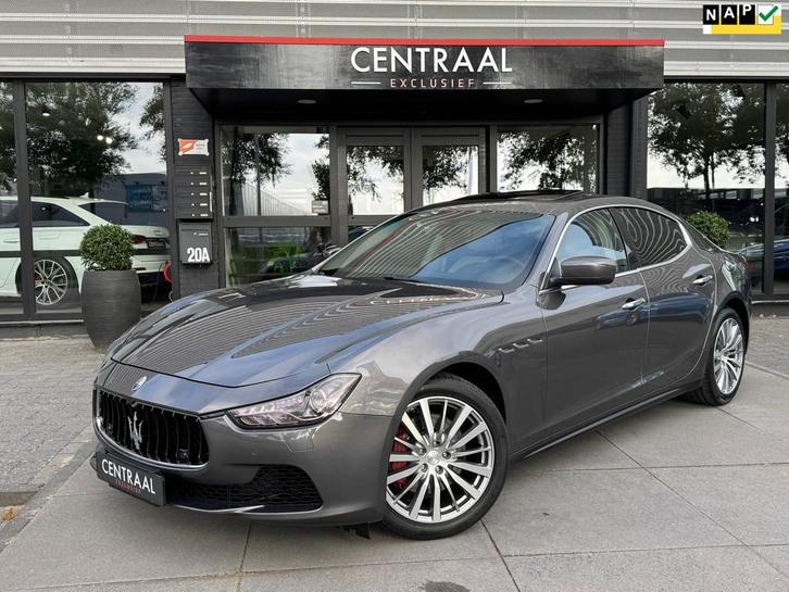 Maserati Ghibli 3.0 NL-Auto|Schuifdak|Camera|Memory|Leder|Ke, Auto's, Maserati, Bedrijf, Te koop, Ghibli, ABS, Achteruitrijcamera