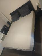 Wehkamp Home boxspring Larvik 160x200 cm, Huis en Inrichting, Slaapkamer | Bedden, Ophalen, Zwart, Tweepersoons, Zo goed als nieuw